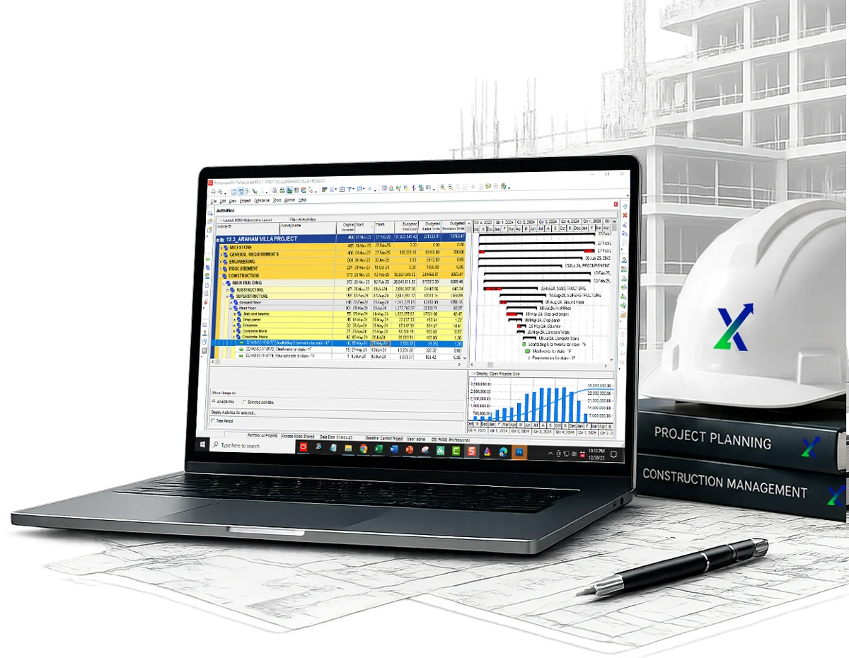 Xerplan training — Primavera P6, Excel dashboards, and project reports